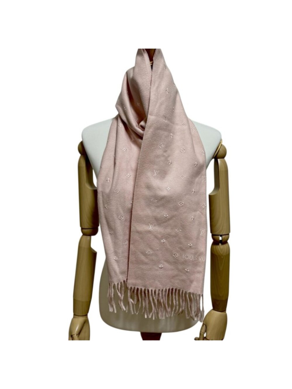 Louis Vuitton Silk Cashmere Echarpe LV Stella Scarf - Picture 5 of 6
